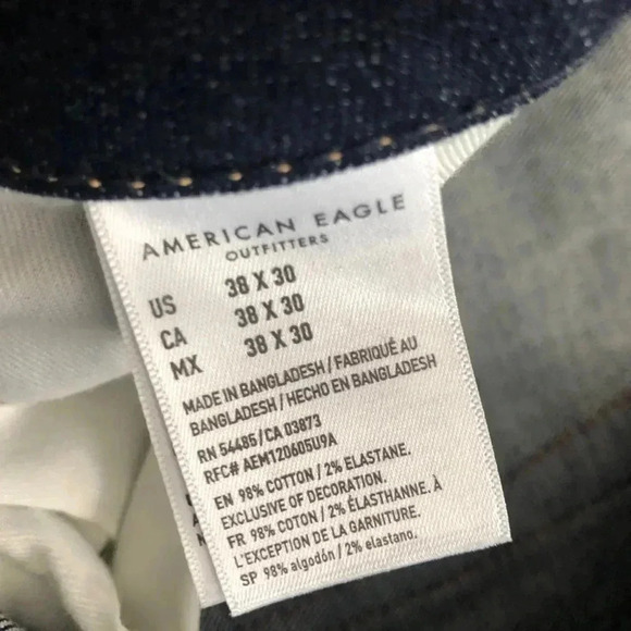 American Eagle Airflex Slim Dark Rinse Jeans - Picture 8 of 8